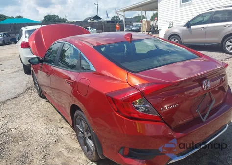 2019 Honda Civic Ex-L z USA, uszkodzony, nr VIN JHMFC1F72KX002126